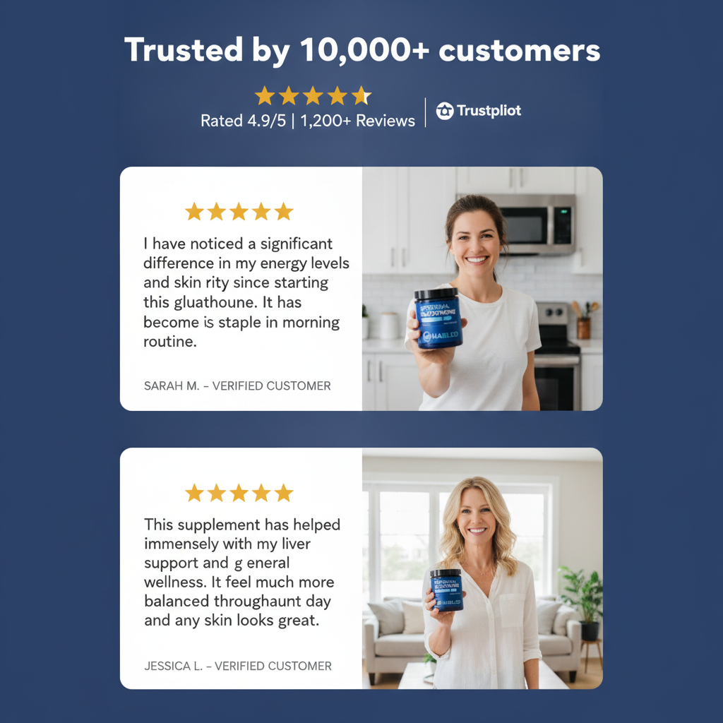 Liposomal Glutathione – Ultra High Absorption with Resveratrol, Vitamin C, Selenium & Vitamin B2