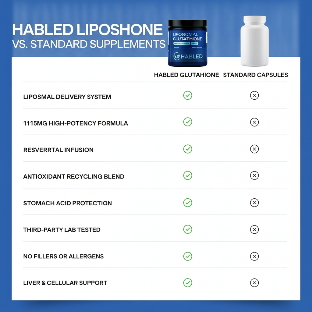 Liposomal Glutathione – Ultra High Absorption with Resveratrol, Vitamin C, Selenium & Vitamin B2