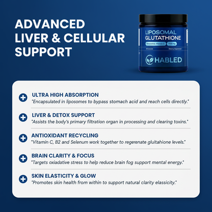 Liposomal Glutathione – Ultra High Absorption with Resveratrol, Vitamin C, Selenium & Vitamin B2