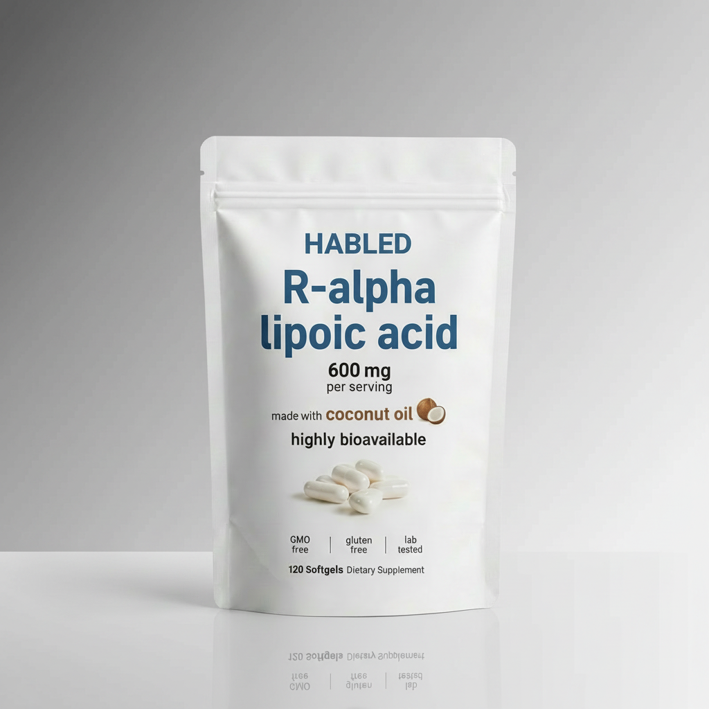 R-Alpha Lipoic Acid — 600mg Pure R-Form Softgels